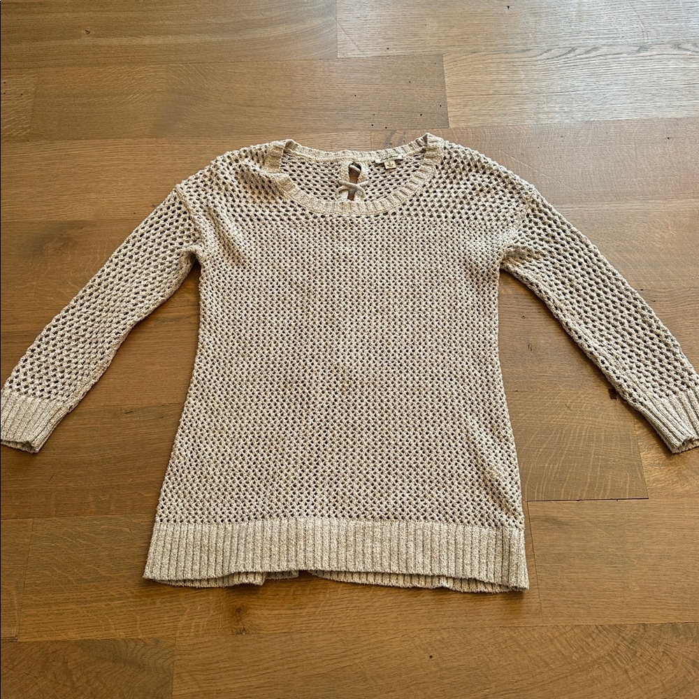 Lucky brand Beige Knit Sweater